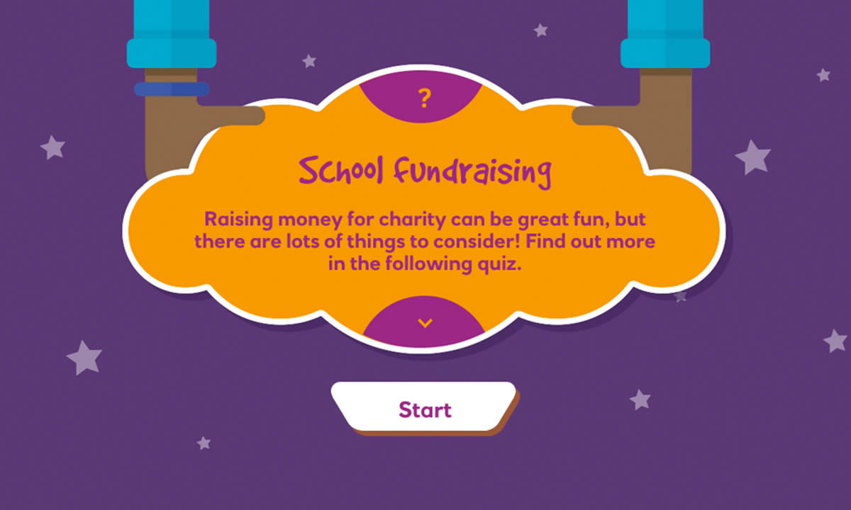 Interactive activity for Raising money for charity