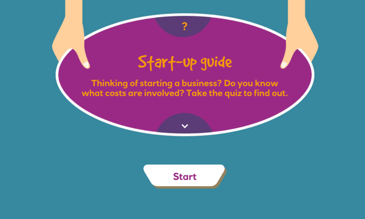 Interactive resource for Enterprise: Starting a business
