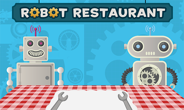 Robot restaurant game