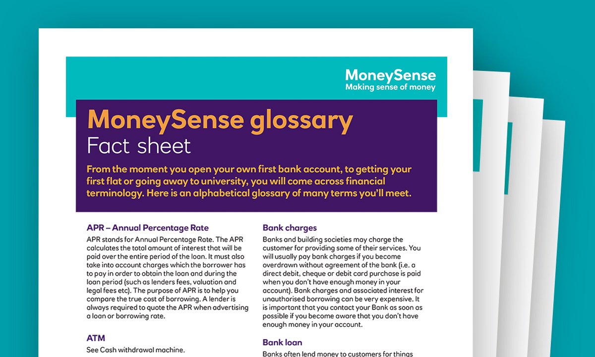 MoneySense glossary