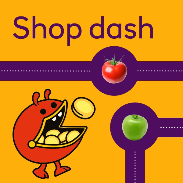 Shop dash activity sheet