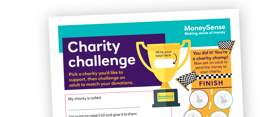 Charity challenge poster