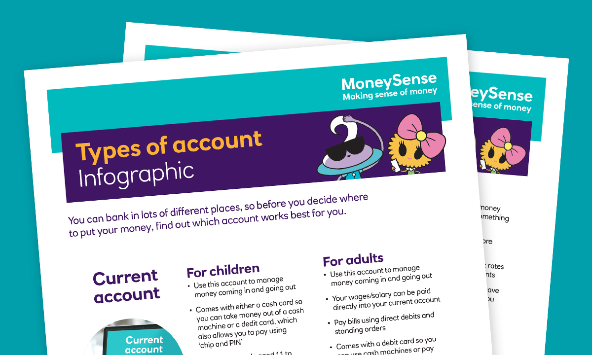 SEND infographic for How can I use a bank account?