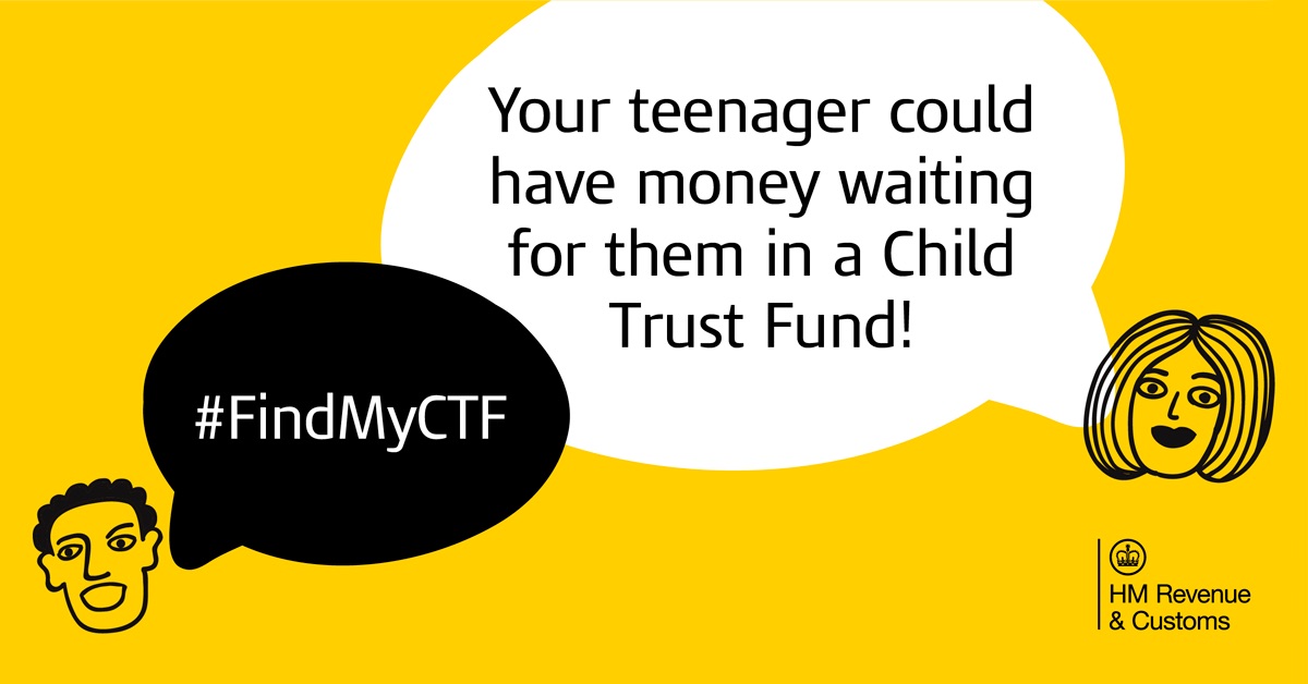HM Revenue & Customs poster for Child Trust Funds