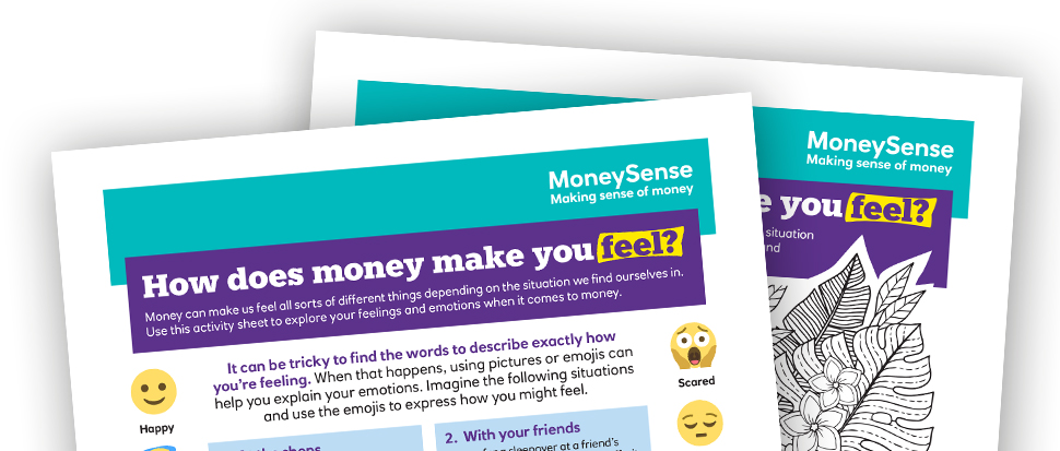 Money Make You Feel Activity Sheet Article